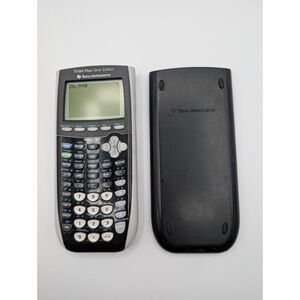 Texas Instruments TI-84 Plus Silver Edition Black Graphing Calculator W/Guide